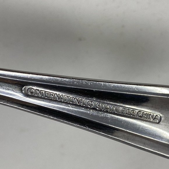 International Stainless IS EDGEBROOK Set Of 5 Soup Spoons - Picture 5 of 6